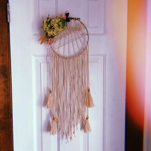 Dream Catcher - Flowery Macrame